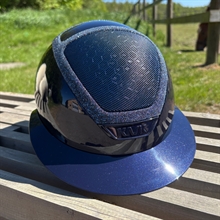 KASK Star Lady rijhelm Pure Shine Navy Atlantic blue swarovski frame